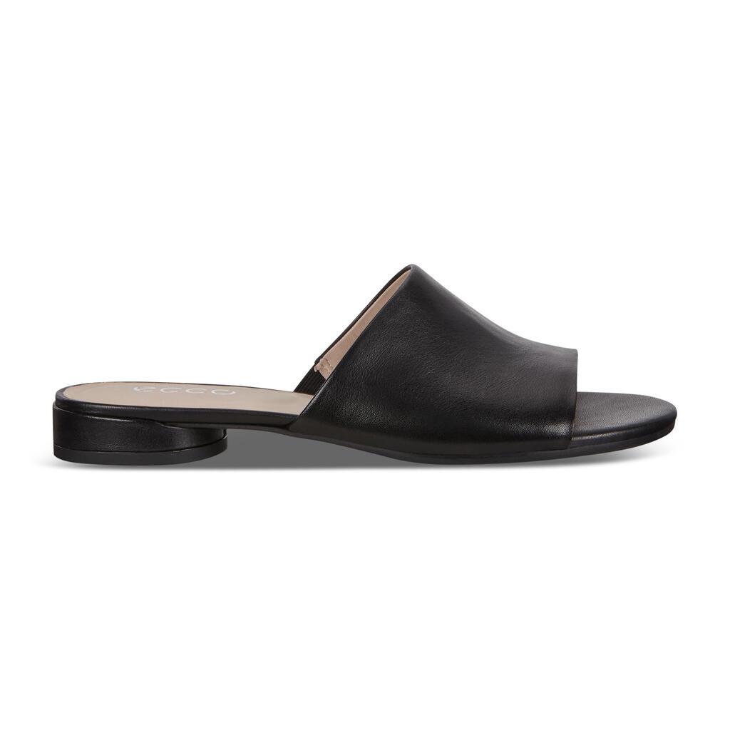 Ecco Slide S Ii Womens Flat Sandals In Black Outlet - India QRC-492387